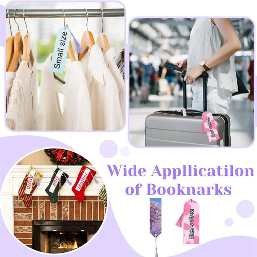 146Pcs Acrylic Bookmarks Blanks,Sublimation Acrylic Book Markers 2