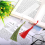 15 PCS Rectangle Acrylic Bookmark Blank Clear with Colorful Tassels 5