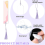 146Pcs Acrylic Bookmarks Blanks,Sublimation Acrylic Book Markers 7