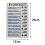 4X My Chores Memo Board in plastica, staccabile e riutilizzabile 4