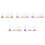 15 PCS Rectangle Acrylic Bookmark Blank Clear with Colorful Tassels 1