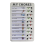4X My Chores Memo Board in plastica, staccabile e riutilizzabile 2
