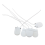 10Pcs CR2032 Button Coin Cell Battery Socket Holder Case Cover 2