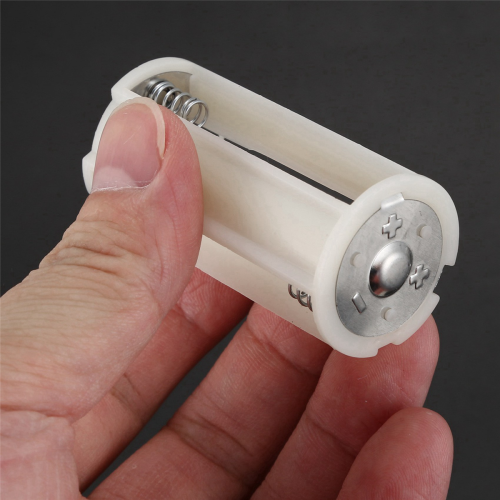 Serial Connection Cylindrical 3x 1.5V AA Battery Plastic Holder 5 Pcs
