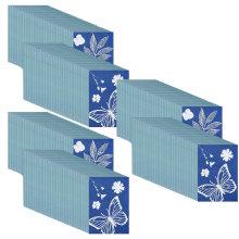 73 Pieces Sun Print Paper Cyanotype Paper Kit