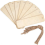 100Pcs Holz DIY Lesezeichen Blank Lesezeichen mit Seilen Holz 7