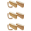 100Pcs Holz DIY Lesezeichen Blank Lesezeichen mit Seilen Holz 1
