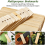 100Pcs Holz DIY Lesezeichen Blank Lesezeichen mit Seilen Holz 2