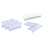 Wire Shelf Label Holders, 30 Pack Plastic Wire Shelf Label Clips 2