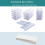 Wire Shelf Label Holders, 30 Pack Plastic Wire Shelf Label Clips 3