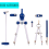 9Pc Drafting Compass for Geometry Set Tool Geometry Drafting, Math 2