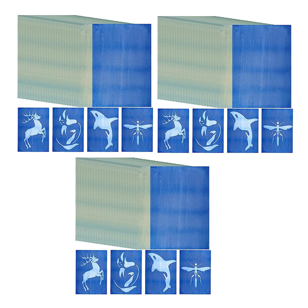 30 Lapos Sun Print PapíRkéSzletek CianotíPia PapíRkéSzlet A4 Nature Printing-image