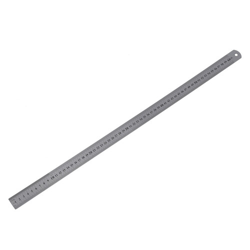 60cm Stainless Metal Measuring Straight Ruler 2