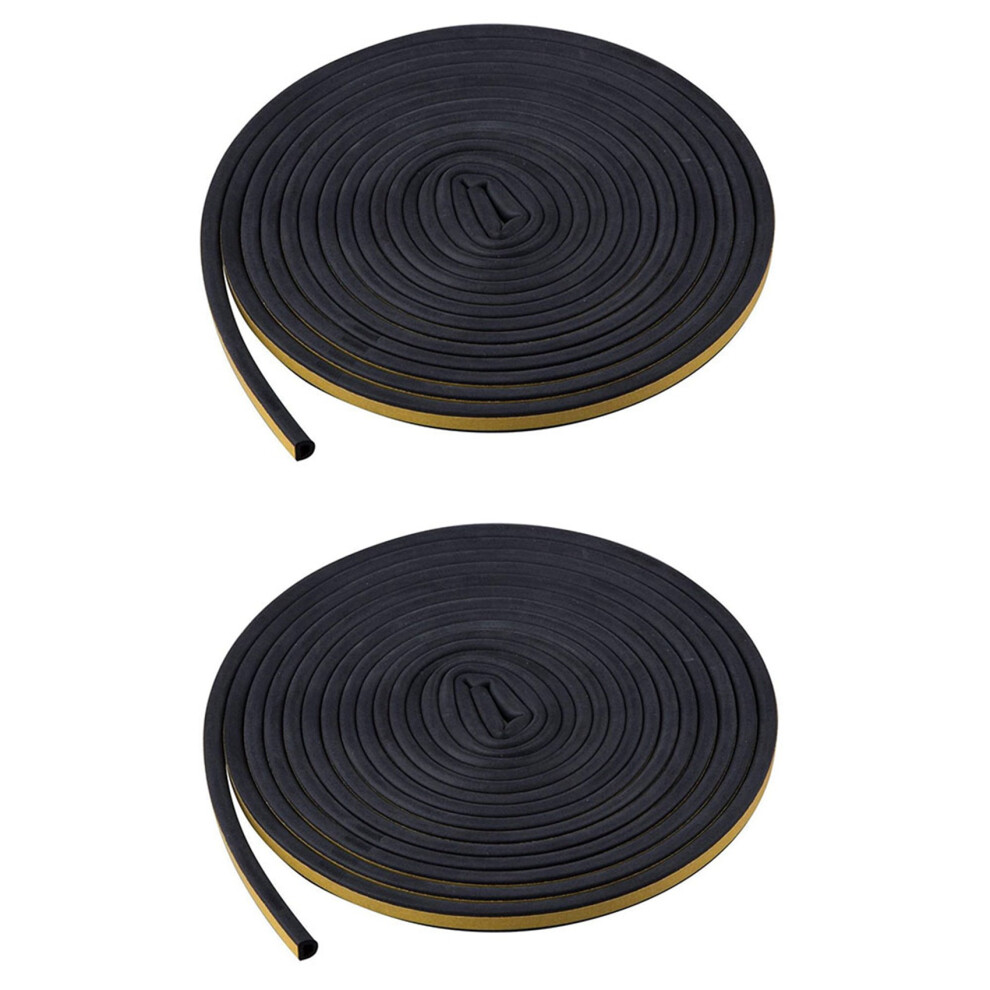 Sealing Strip 5M Black D Shaped Door Seal Strip For Door And Window 4711370872291