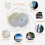 2 Rolls 10 M Draft Excluder for Doors, Rubber Seal Foam Tape Grey 3