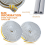 2 Rolls 10 M Draft Excluder for Doors, Rubber Seal Foam Tape Grey 5