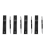 2,0 mm mekanisk blyant til kunstskitsering med 12 stk. refill - sort 1