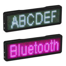 Bluetooth LED-navneskilt genopladeligt lysskiltdisplay LED, type 3