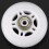 4-pack inline skatewielen voor beginners, rollers, 70 mm, wit 5