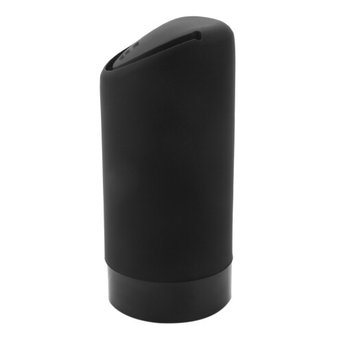 Mini Trash Can with Lid for Car Cup Holder Washable(Black) 2