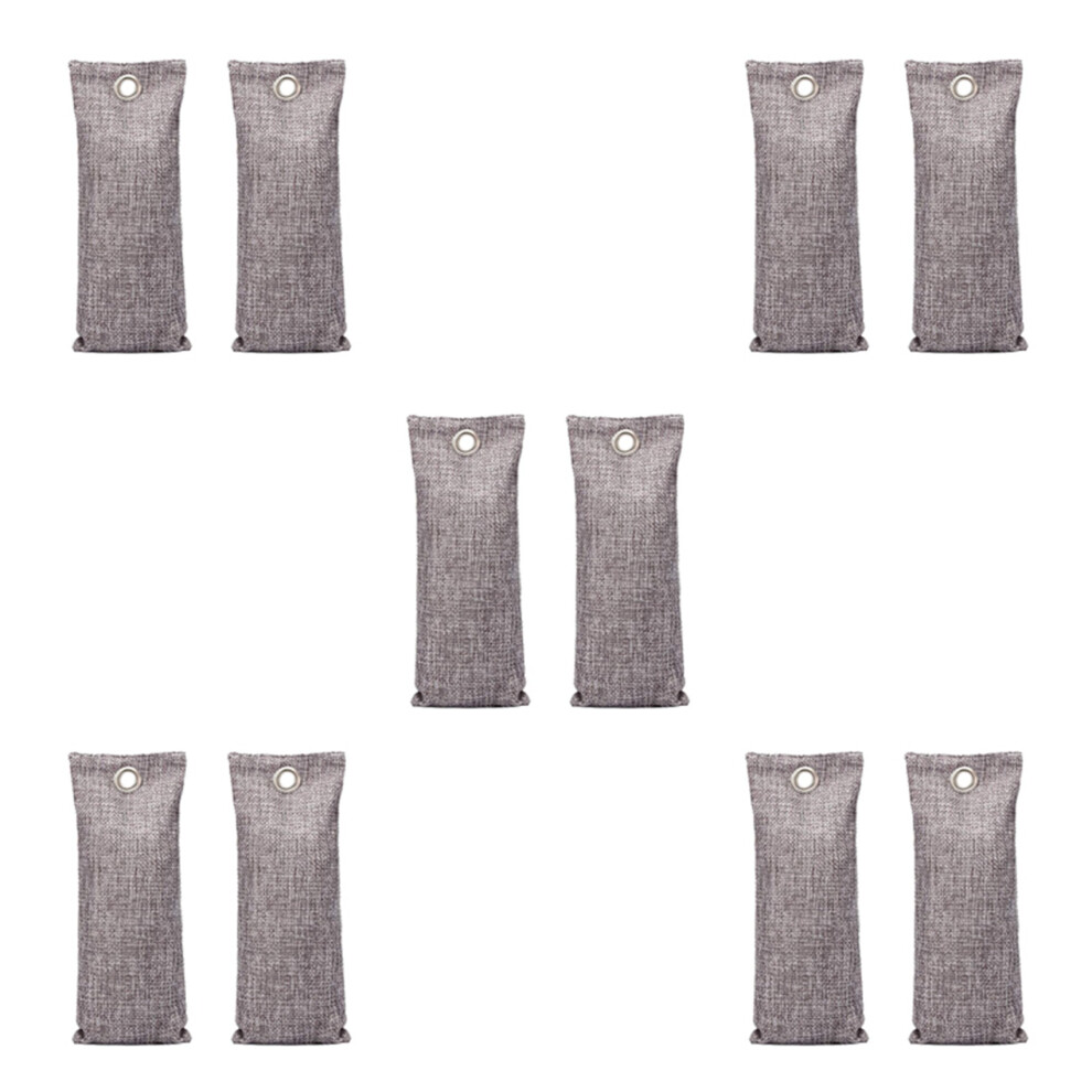 Luchtzuiverende Zak Van Bamboehoutskool (10 Stuks) 50 G Natuurlijke Luchtverfrisser-image
