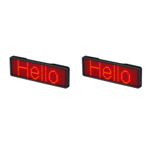 Bluetooth LED-navneskilt genopladeligt lysskiltdisplay LED, type 2