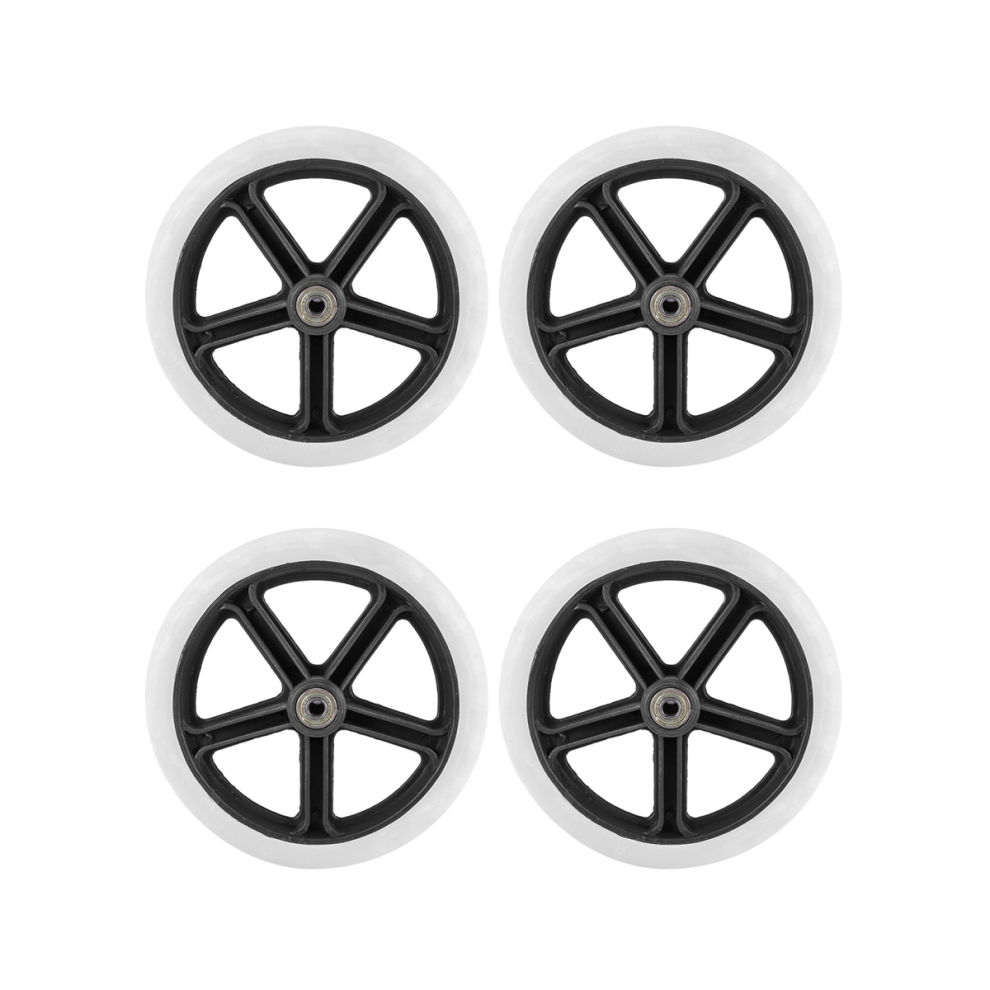 Markenlos 2Pcs 200Mm Rubber Small Non Marking Wheelchair Wheel Accessories