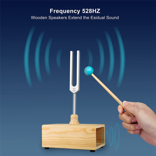 528HZ stemmegaffel, stemmegaffelresonansboks, til lydterapi, yoga 2