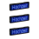 Bluetooth LED-navneskilt oppladbart lysskiltdisplay LED, type 5 2