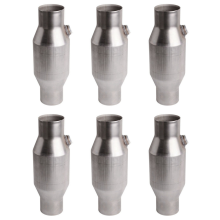 1Pcs 2.5inch Spun Universal Catalytic Converter 425250 Exhaust