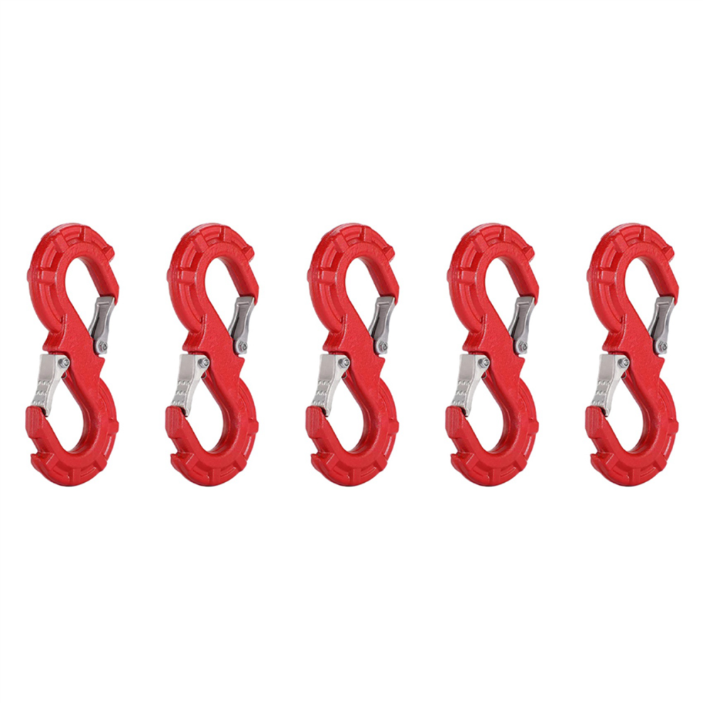 S-Shape Quick Rescue Shackle Trailer Winch Hook Recovery Kits Red 4711370880043