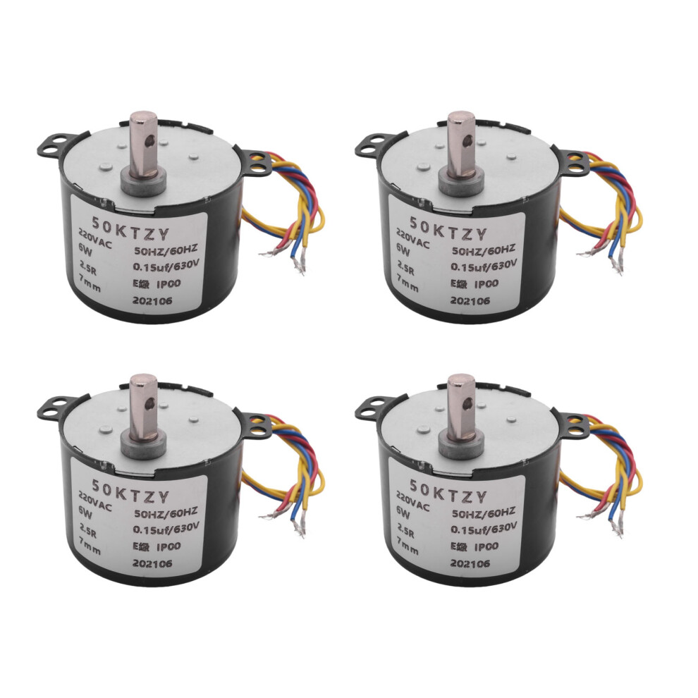 4X 50Ktyz Ac220v 10W 0.5A 2.5R/Min Permanent Magnet Synchronous Motor 4711370882962