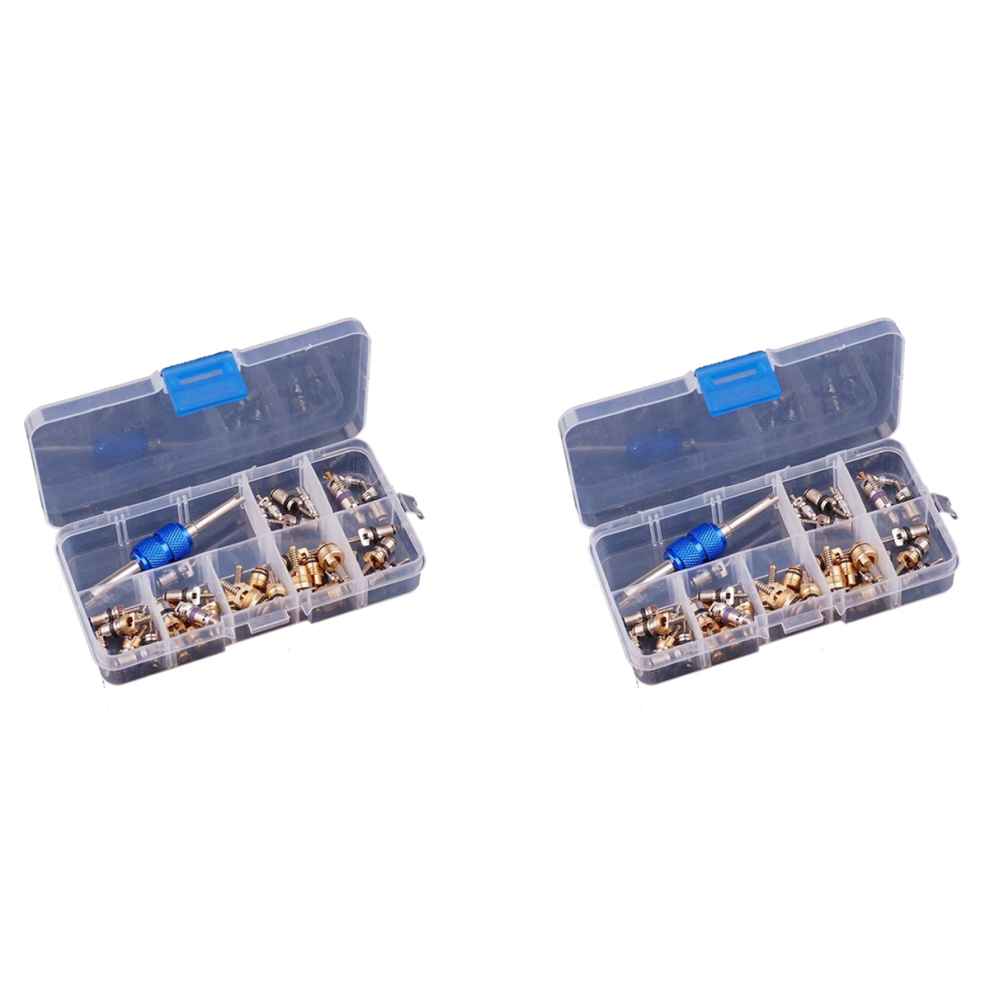 40Pcs Air Conditioning A/C Valve Core R12 R134a Tool For Car Tool 4711370883624
