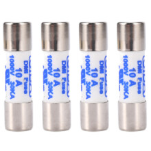 Multimetr 10 x 38 mm 1000 V 10 A Bezpiecznik ceramiczny cylindryczny biały