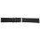 20mm Uhrenarmband PU Farbe Schwarz Nueva Moda 3