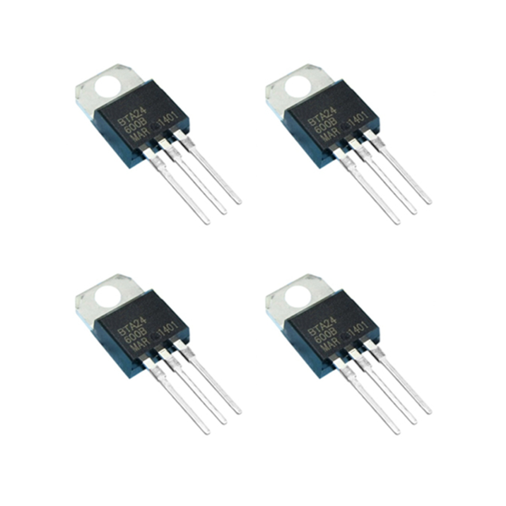 5 Pcs T0-220Ac Package Scr Standard Triacs 600V 25A Bta24-600B 4711370892343