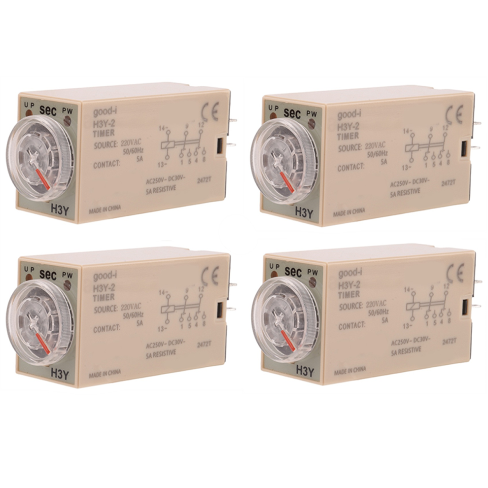10S Delay Timer Relay H3y-2 Ac 220V For Household Electrical Systems 4711370891520