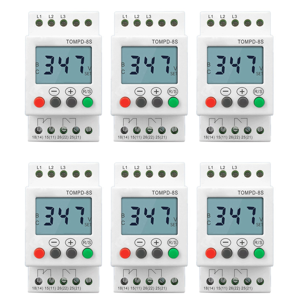3-Faset Din-Skinne Justerbar OverspæNdingsbeskytter-image