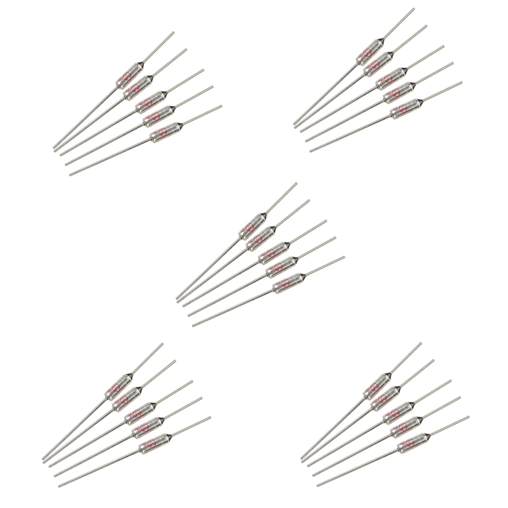 5 Pcs Tf 185 Celsius 250V 10A Temperature Thermal Fuses 4711370889909