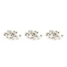10 peças 250V 250mA 0,25A Fusíveis de ação Tubos Verre 5x20mm