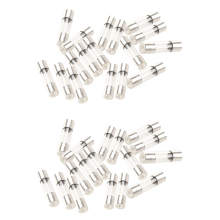 15 peças x 10A 250V Fusível de tubo de vidro de fusão rápida 5 x 20 mm