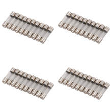10 peças 250 V 0,2 A 200 mA Fusíveis de vidro de fusão rápida 5 mm x 20 mm