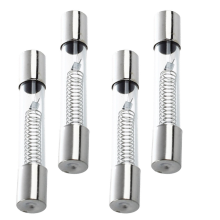 2 tubos fusíveis de vidro axiais de 0,65 A 5 KV 6 mm x 40 mm para forno de mini-ondas