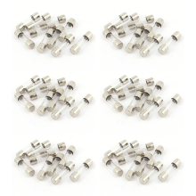 10 peças 250V 250mA 0,25A Fusíveis de ação Tubos Verre 5x20mm