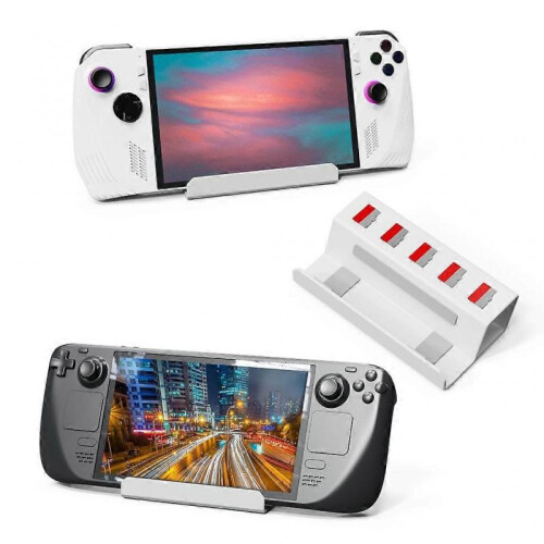 Controler Bracket Secure Game Console Desktop Stand with 5 Card Slots Durable 1