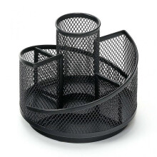 Rotatable Pen Pencil Holder Multiple Compartments Office Desk Organizer