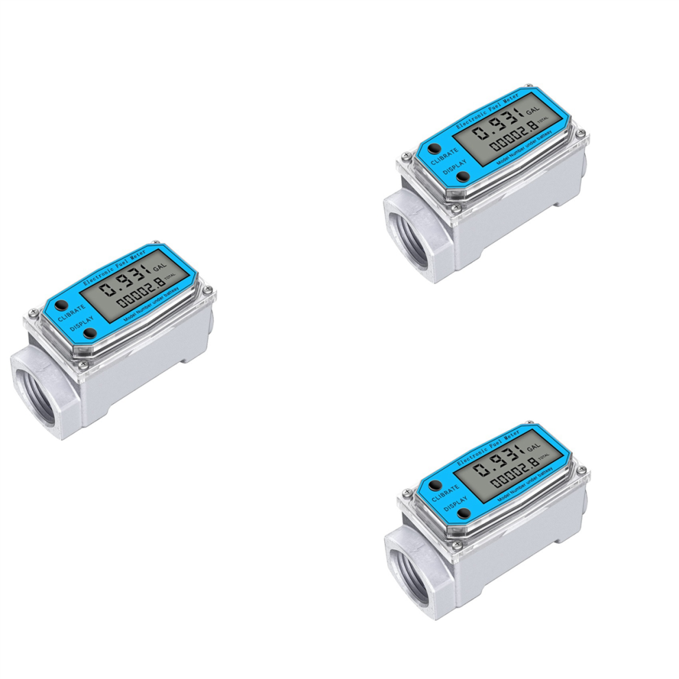 Digital Turbine Water Flow Meter Digital Lcd Display 4711370897287