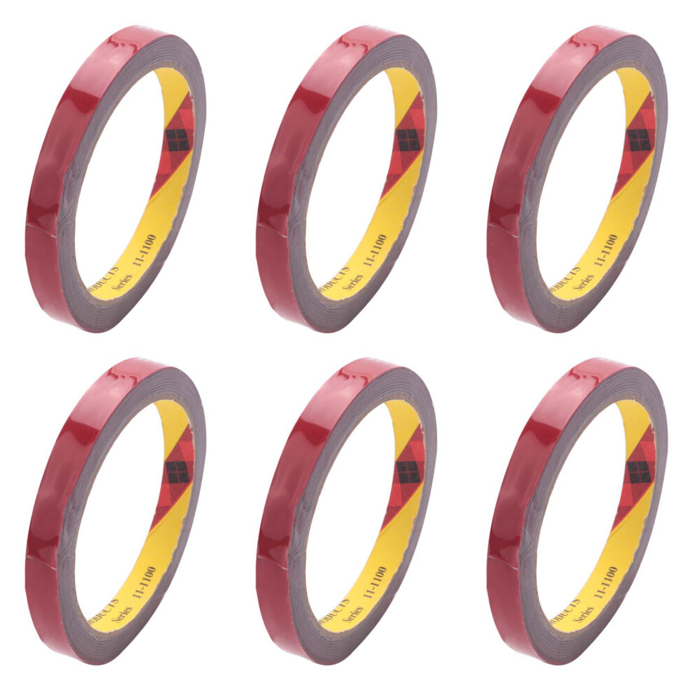 ErőS, TartóS, KéToldalas Habszalag Tekercsben, Piros, 12 Mm X 12 Mm-image