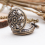 Moda Vintage Bronce cuarzo reloj de bolsillo Guler pendiente () 3