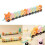 Kids Caterpillar Pull Along Toy for Stringing Thinking Training Amusing Toy 6